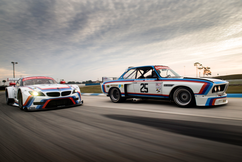 Illustration for article titled BMW Dressed Up The Team RLL Z4M Like The Batmobile For Sebring